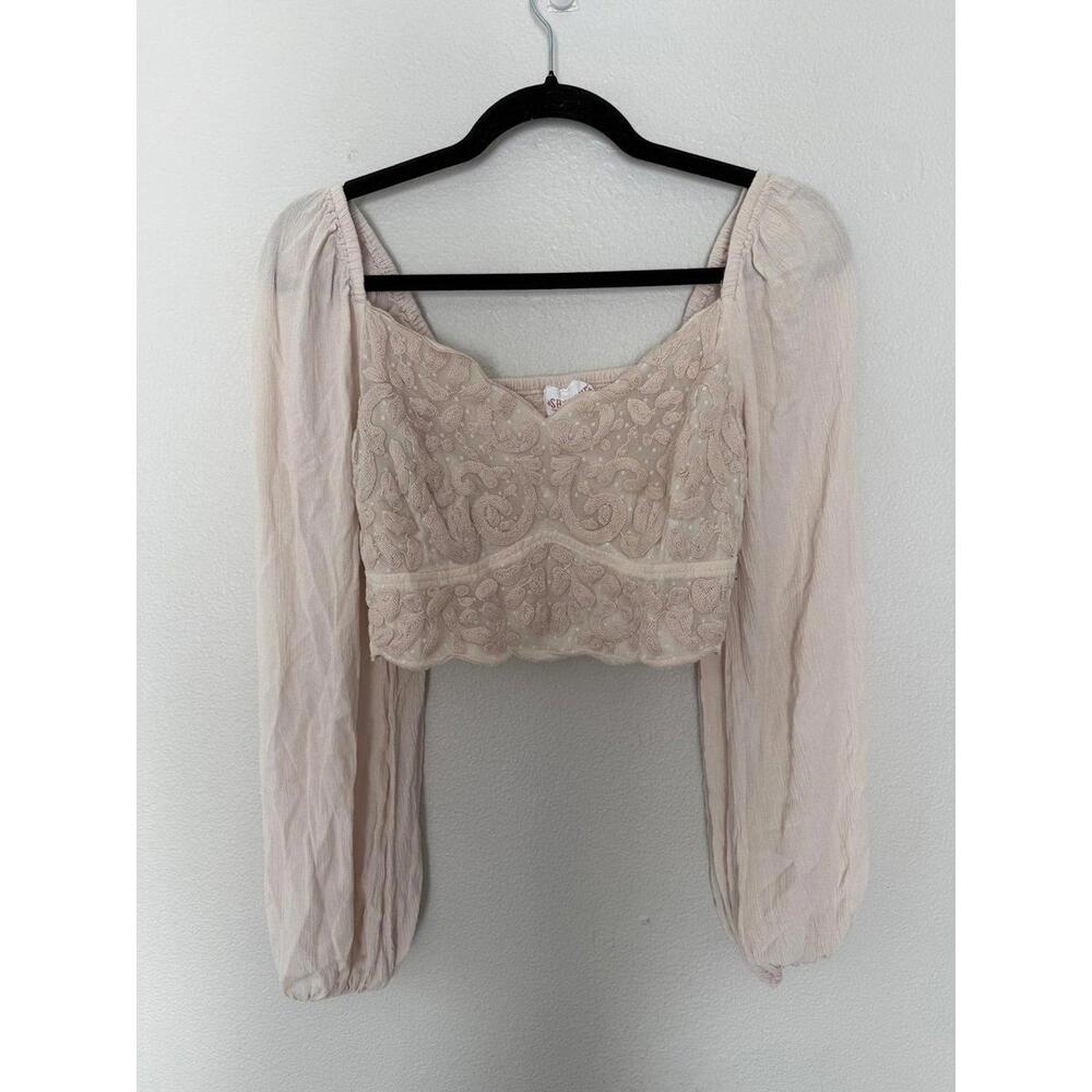 Shyanne cropped long sleeve top size medium from
The boot barn